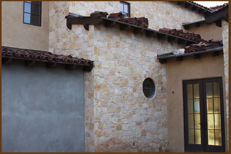 Stone Solutions AZ - Natural Stone Veneer - Navajo Tea Random flush project 2 full