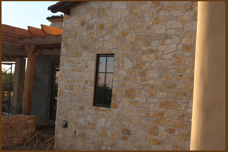 Stone Solutions AZ - Natural Stone Veneer - Navajo Tea Random flush project 4 full