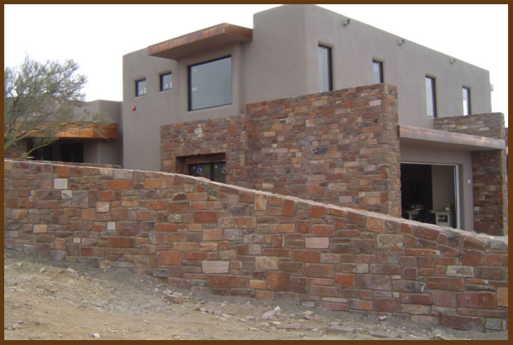 Stone Solutions AZ - Natural Stone Veneer - moss rock arizona types raked 2 full