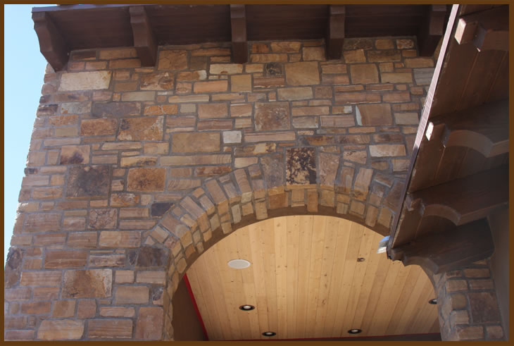 Stone Solutions AZ - Natural Stone Veneer - multi blend raked 4 full