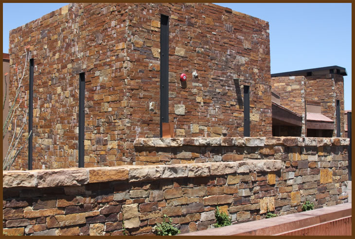 Stone Solutions AZ - Natural Stone Veneer - rustic rock types dry 6 full