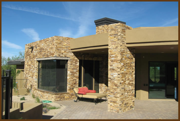 Stone Solutions AZ - Natural Stone Veneer - sonoran gold types dry 6 full